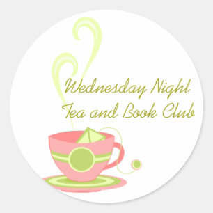 Hot Tea Ronde Sticker