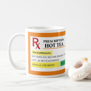 Hot-theebeschrijvende mok