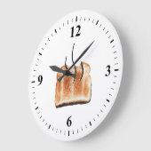 Hot Toast wandklok Grote Klok (Hoek)