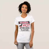 Hot-toetsenbordspeler T-shirt (Voorkant volledig)