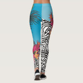 Hot Tropics Zebra Skin Leggings (Dos)