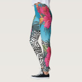 Hot Tropics Zebra Skin Leggings (Gauche)