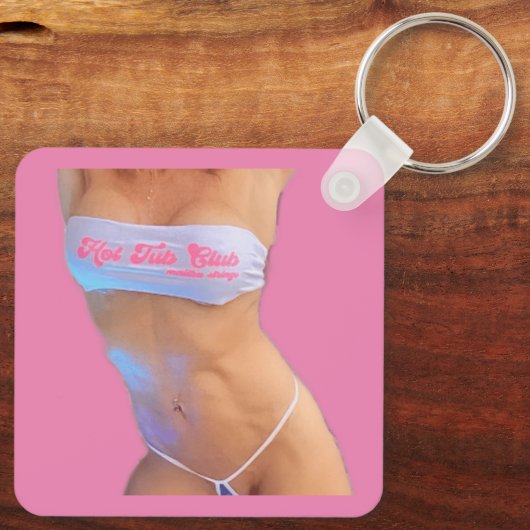 Hot Tub Club Thunder_Cove Sleutelhanger (Achterkant)