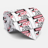 Hot Tuba Player Stropdas (Opgerold)