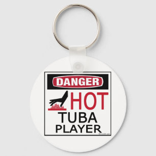 Hot-Tuba-speler Sleutelhanger