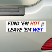 HOT VINDEN BUMPERSTICKER (Op auto)