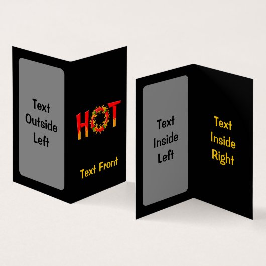 HOT VISITEKAARTJES (Binnen en buitenkant)