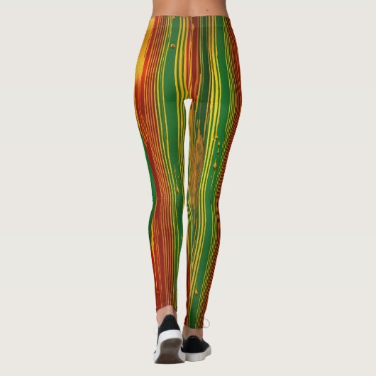 Hot weather workout gear Leggings (Achterkant)