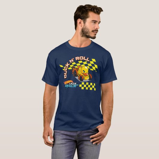 Hot Wheels Lets Race Duck N Roll T-shirt (Voorkant volledig)