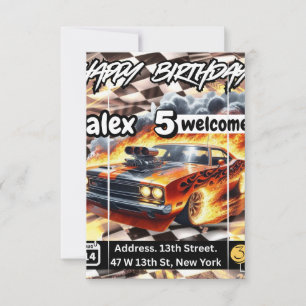 Hot Wheels Uitnodigingen & Mededelingen