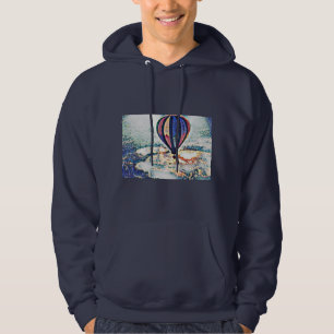 Hot-Wilbur Hot-luchtballonkunst Hoodie