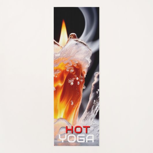 Hot Yoga Flame - Yoga Mat (Voorkant)