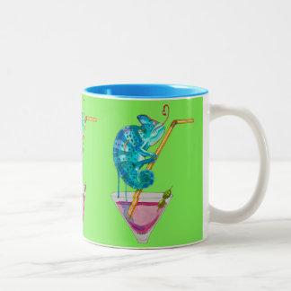 hotchameleon tweekleurige koffiemok