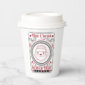 hotco's die hier zijn kerstfeest papieren bekers (Voorkant)