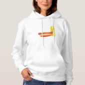Hotdog Avec Bouteille De moutarde Femme Sweat - sh (Devant)