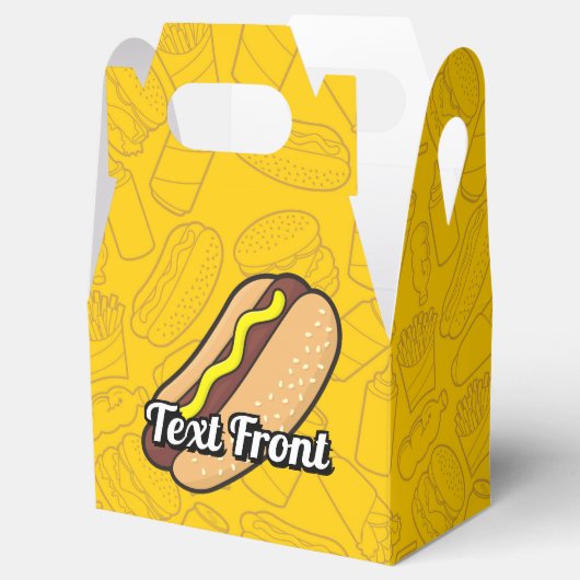 Hotdog Bedankdoosjes (Geopend)