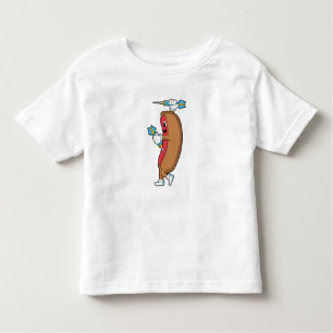 Hotdog bij Darts met Dart.PNG Kinder Shirts