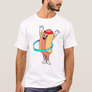 Hotdog bij Fitness met Flywheels T-shirt