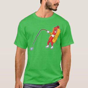 Hotdog bij Gevist met Geviste staaf T-shirt