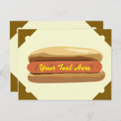 Hotdog Briefkaart (Voorkant / Achterkant)