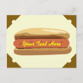 Hotdog Briefkaart (Voorkant)