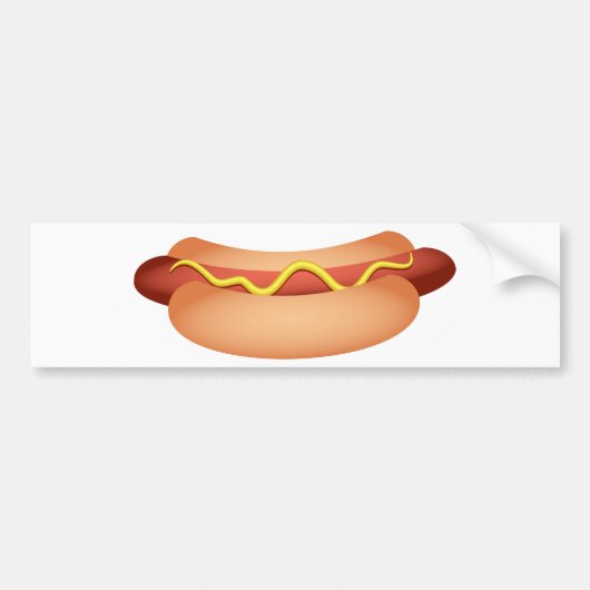 Hotdog Bumpersticker (Voorkant)
