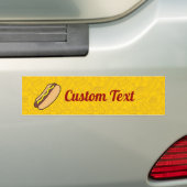 Hotdog Bumpersticker (Op auto)