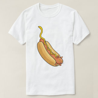 Hotdog Cat T-shirt