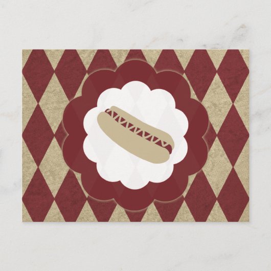 hotdog diamanten briefkaart (Voorkant)