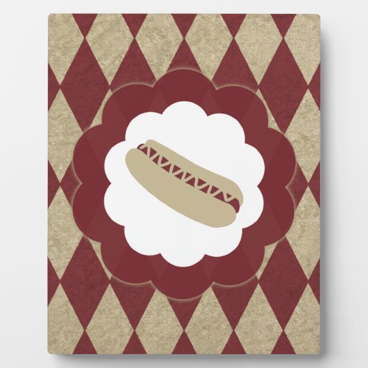 hotdog diamanten fotoplaat (Voorkant)