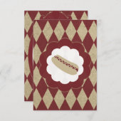 hotdog diamanten kaart (Voorkant / Achterkant)