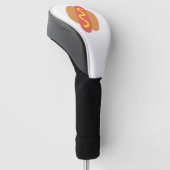 Hotdog eenvoudige vector golfheadcover (Schuin)