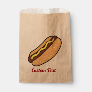 Hotdog Favor Bag Bedankzakje