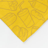 Hotdog Fleece Blanket (Hoek)