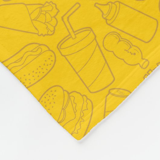 Hotdog Fleece Blanket (Hoek)