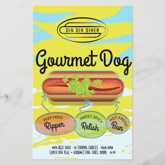 Hotdog Flyer (Voorkant)