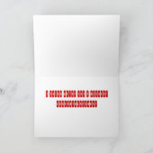 Hotdog gefeliciteerd kaart (Binnen)