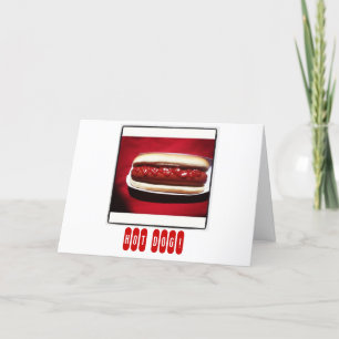 Hotdog gefeliciteerd kaart