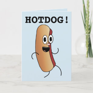 HOTDOG! HET ZIJN UW BIRTHDAY FUNNY WENSKAARTEN FEESTDAGEN KAART
