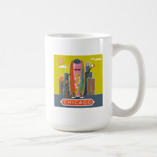 Hotdog in Chicago-stijl Koffiemok