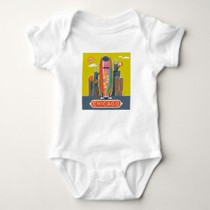 Hotdog in Chicago-stijl Romper