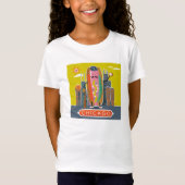 Hotdog in Chicago-stijl T-shirt (Voorkant)