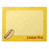 Hotdog-laptop Notitieblok (Voorkant)