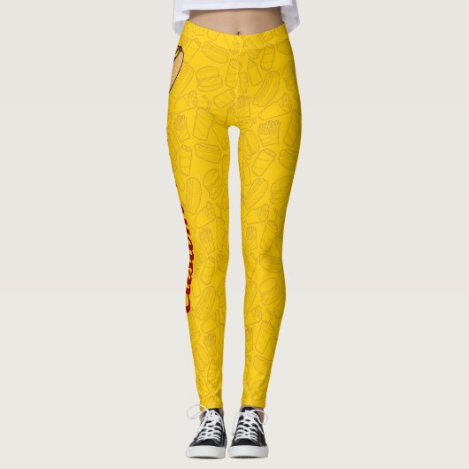 Hotdog-Leggings Leggings (Voorkant)
