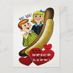 hotdog Love Briefkaart