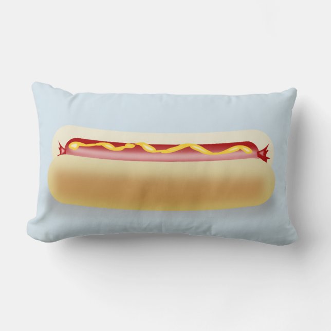 HOTDOG lumbar Funny Pillow Kussen (Voorkant)