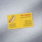 Hotdog Magnetisch Visitekaartje (Voorbeeld)