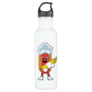 Hotdog met Mustard Waterfles