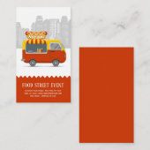 hotdog op straat visitekaartje (Voorkant / Achterkant)