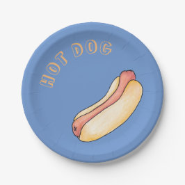 hotdog papieren bordje